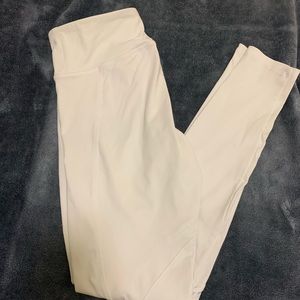 white F21 leggings